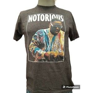 Notorious B.I.G Gray T-Shirt Size M by Brooklyn Mint